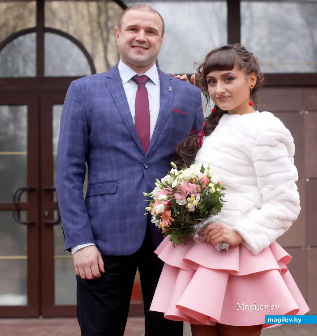 24.01.2020,бобруйчанка Оксана Фурс и полочанин Александр Герасимов.