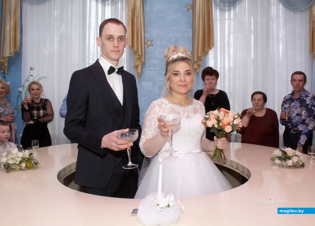 14.03.2020. Бракосочетание бобруйчан Александра Белявского и Алины Мишиной.