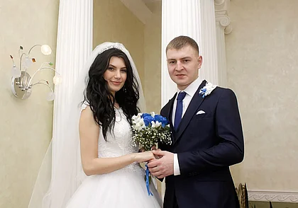 «Я сразу почувствовала, что это мой человек». Свадебная пара недели