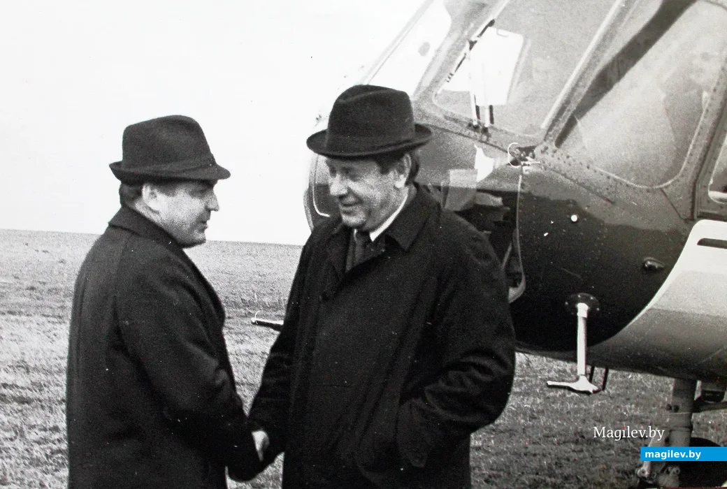 Михаил Пальчик (слева) и Петр Машеров в 1980-х.