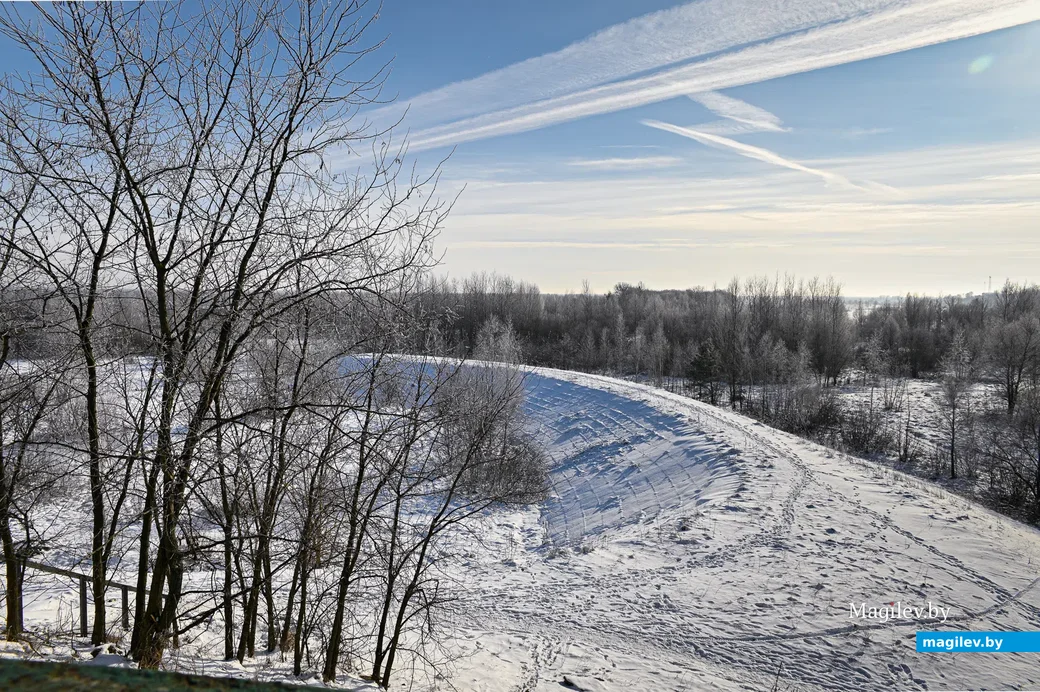 02.02.2021. Бобруйск. Правый берег Березины в окрестностях ФанДОКа