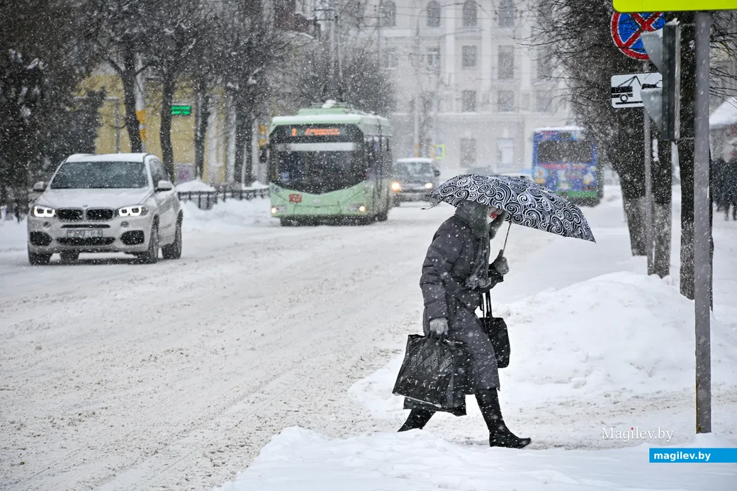 09.02.2021. Бобруйск. Зима оранжевого уровня