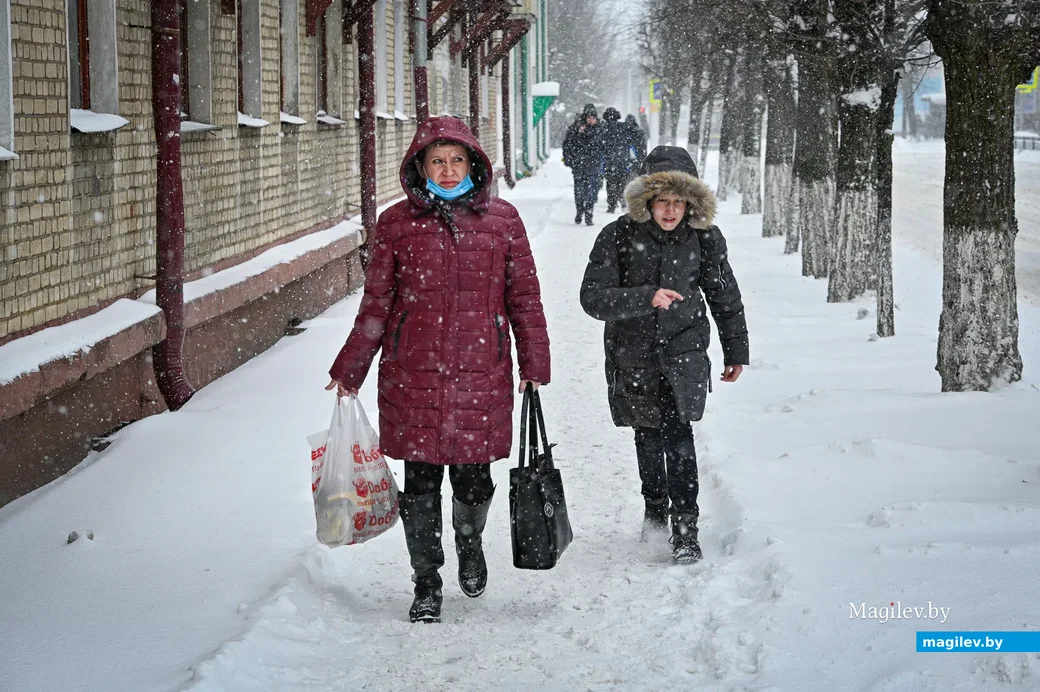09.02.2021. Бобруйск. Зима оранжевого уровня