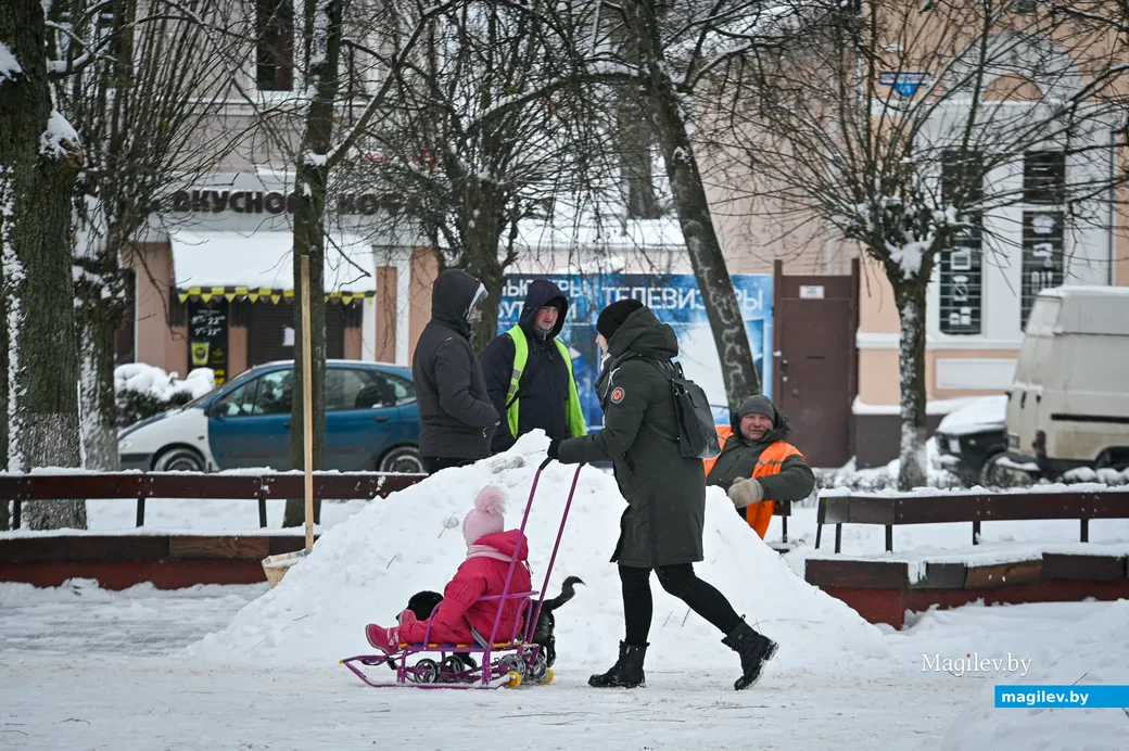 09.02.2021. Бобруйск. Зима оранжевого уровня