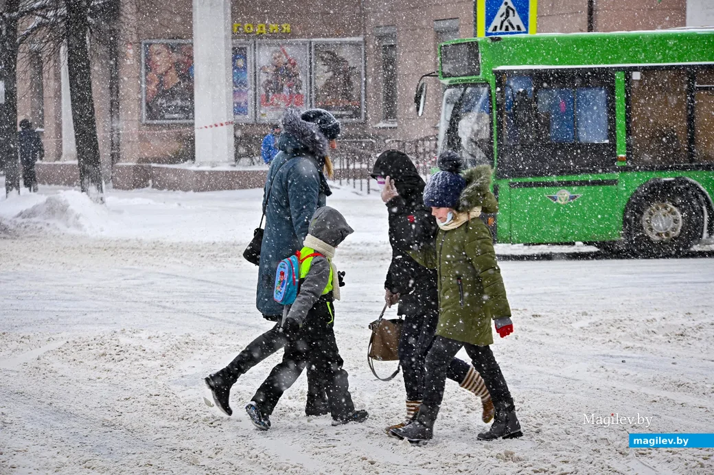 09.02.2021. Бобруйск. Зима оранжевого уровня