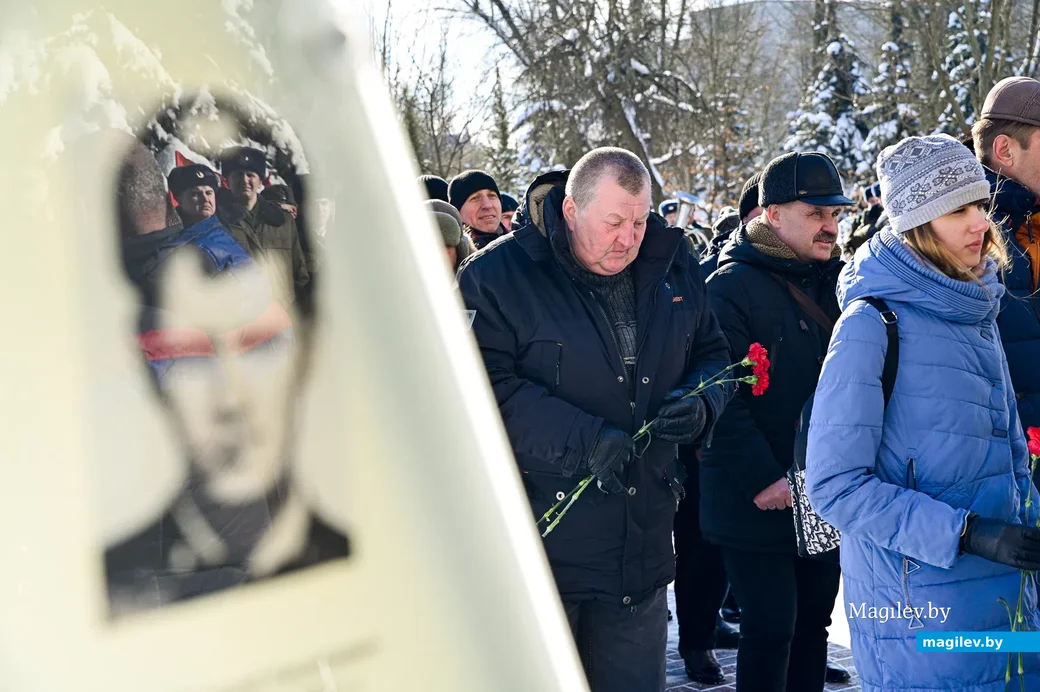 15.02.2021. Бобруйск. Митинг, посвящённый Дню памяти воинов-интернационалистов, и 32-годовщине