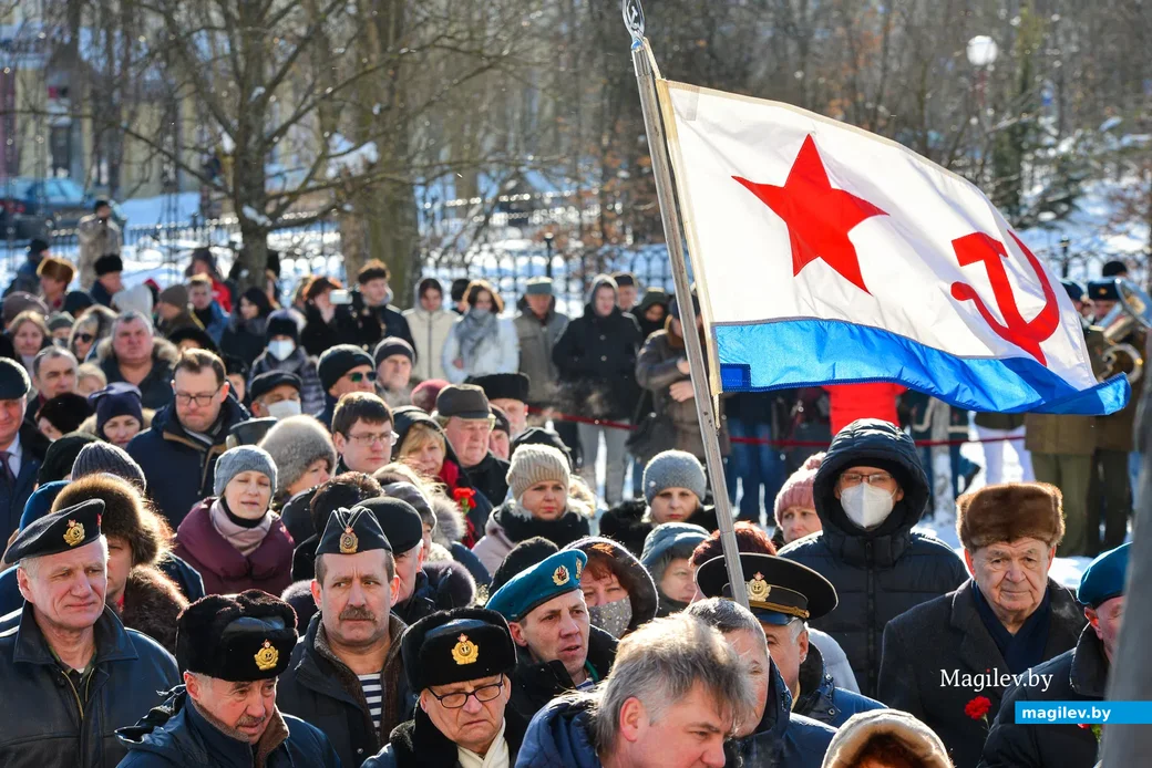 15.02.2021. Бобруйск. Митинг, посвящённый Дню памяти воинов-интернационалистов, и 32-годовщине
