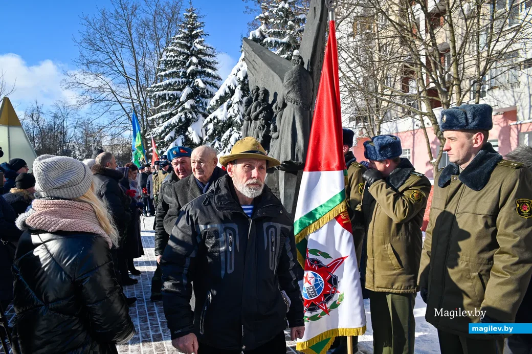 15.02.2021. Бобруйск. Митинг, посвящённый Дню памяти воинов-интернационалистов, и 32-годовщине