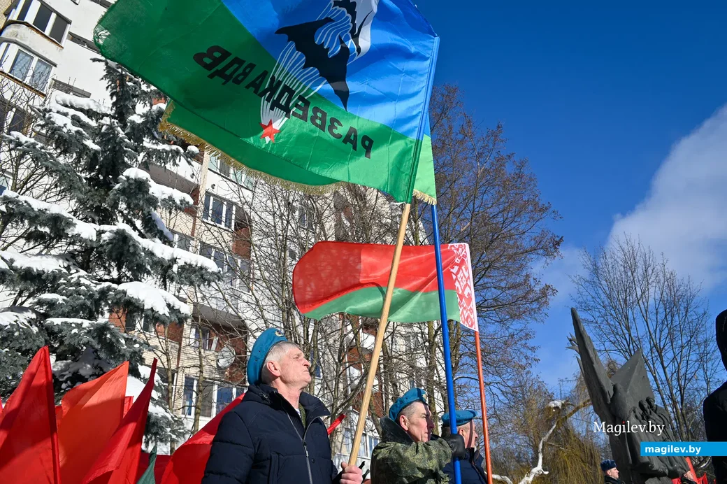 15.02.2021. Бобруйск. Митинг, посвящённый Дню памяти воинов-интернационалистов, и 32-годовщине