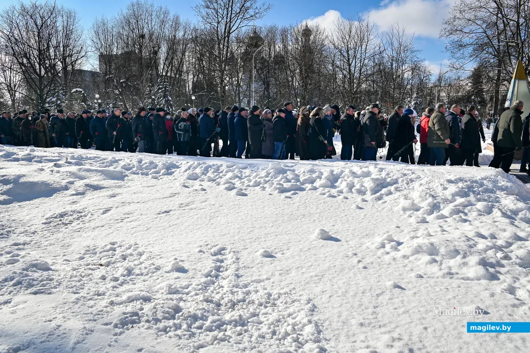 15.02.2021. Бобруйск. Митинг, посвящённый Дню памяти воинов-интернационалистов, и 32-годовщине