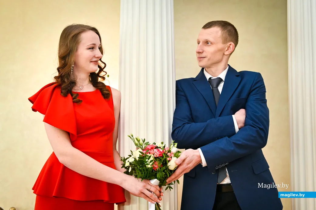 19.02.2021, Бобруйск. Свадебная пара Анастасия и Максим
