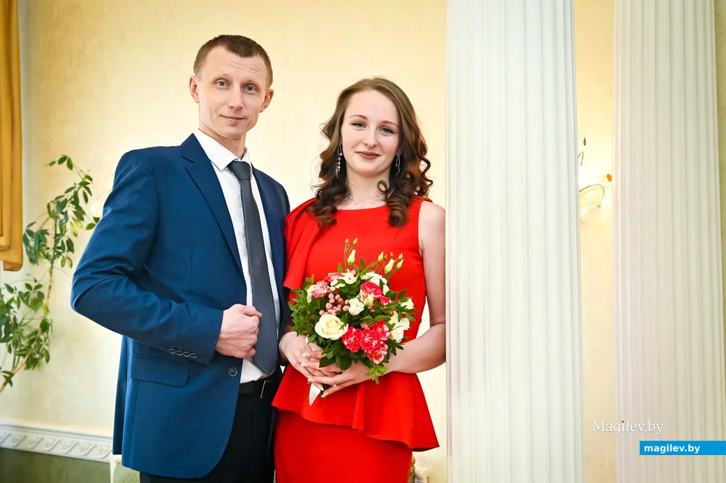 19.02.2021, Бобруйск. Свадебная пара Анастасия и Максим