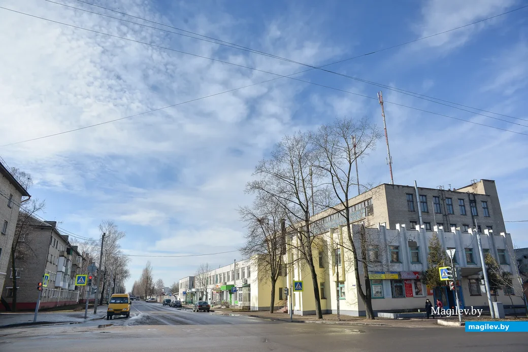 Перекресток Ванцетти и Парковой. Бобруйская обувная фабрика.