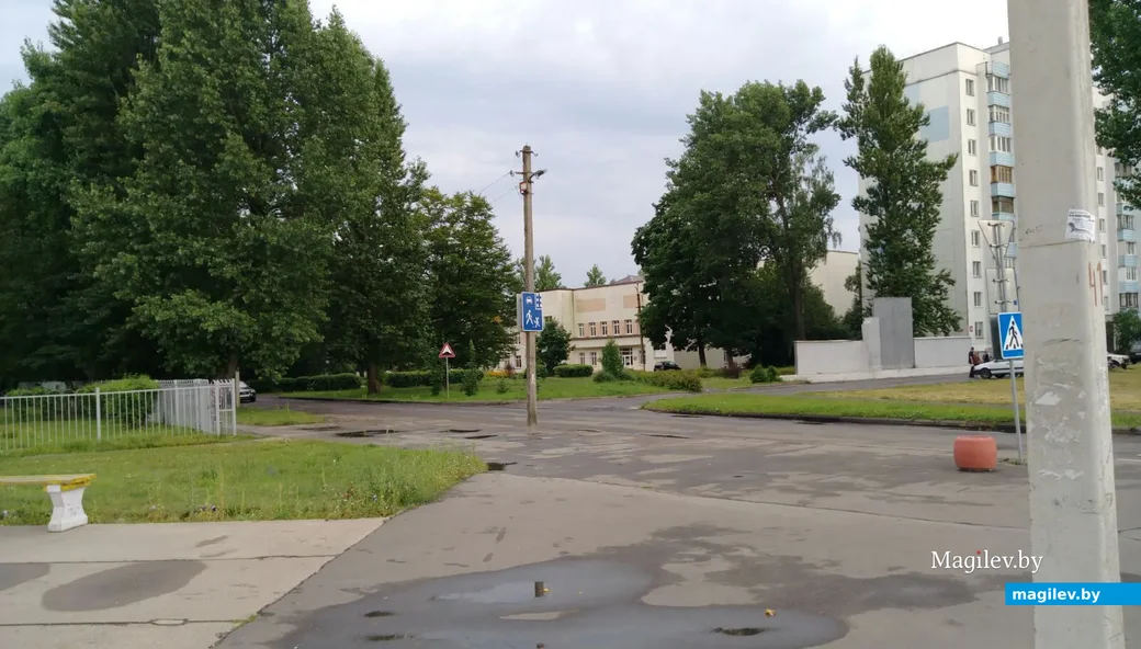Раньше на перекрестке Ванцетти и Пушкина было КПП-1.