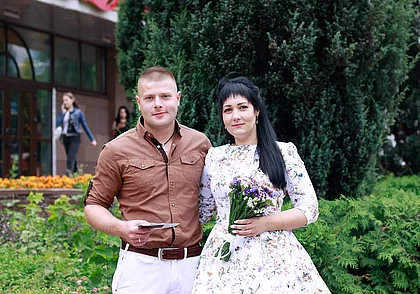 «Однажды он устроил мне сюрприз на крыше дома». Свадебная пара недели