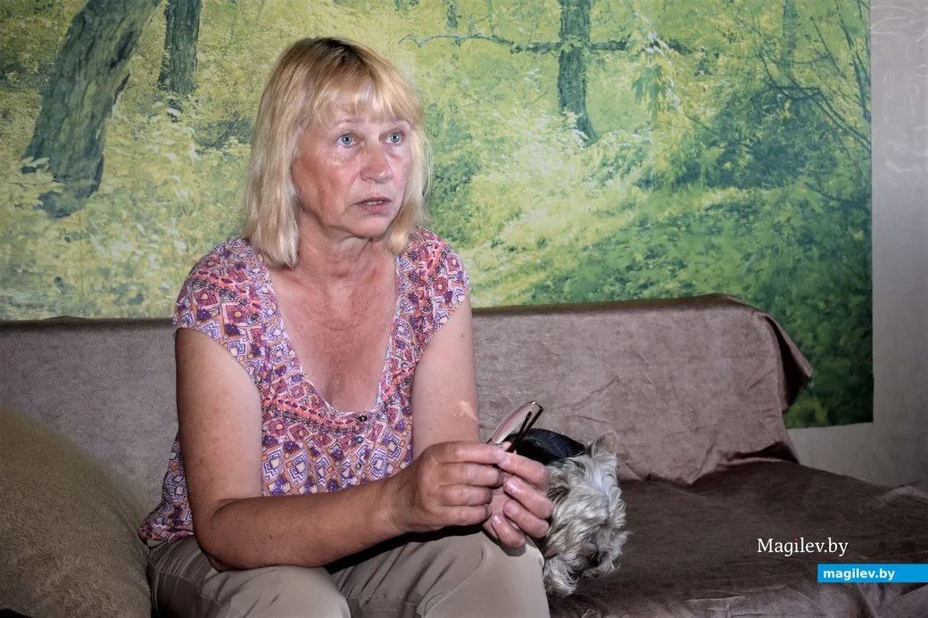 Жительница дома на Горького, 41 Марина Романова. Фото: Артем Лукьянович.