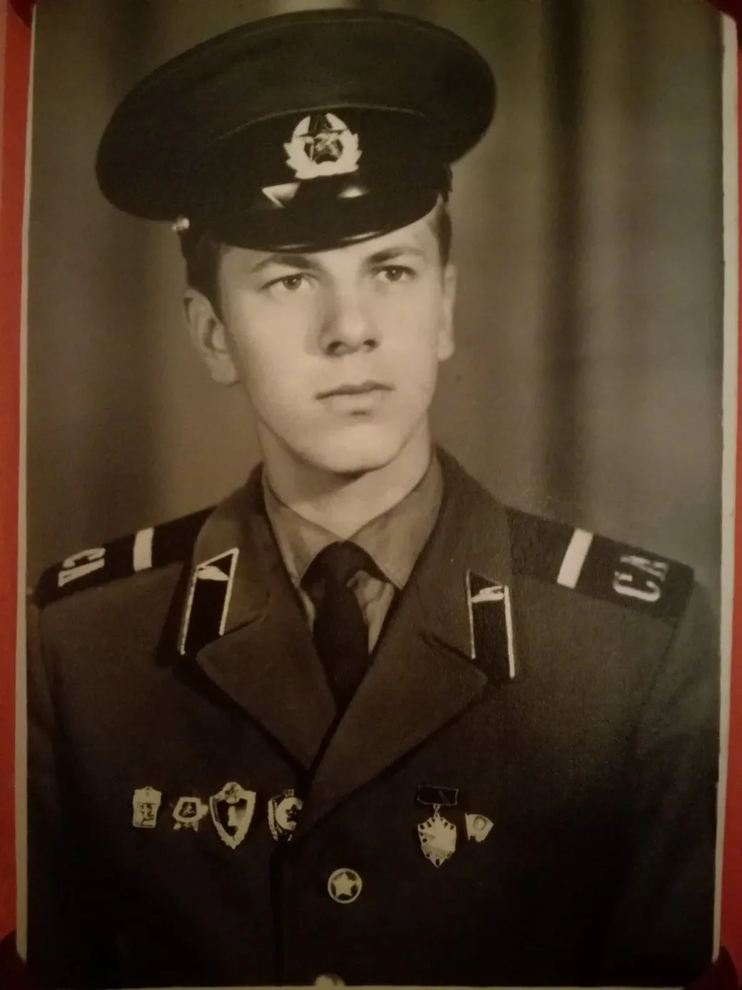 Михаил Мачульский в годы армейской службы.