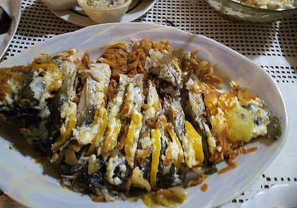 Готовим сами. Карп, запеченный с овощами
