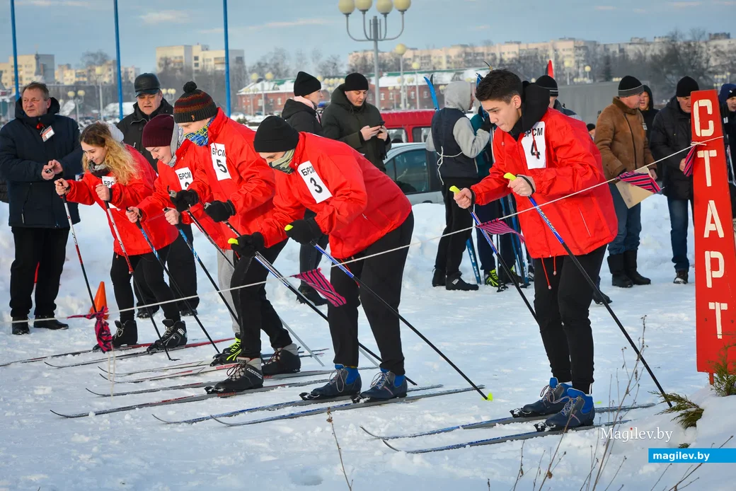 23.01.2021. Бобруйск. Городской спортивный праздник «Бобруйская лыжня–2021»