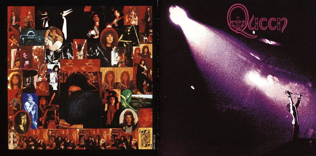 Конверт самой первой пластинки группы «Queen». 1973 год.