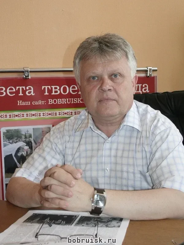 2011 год. Александр Непогодин в гостях в редакции «Вечернего Бобруйска». Фото из архива «ВБ».