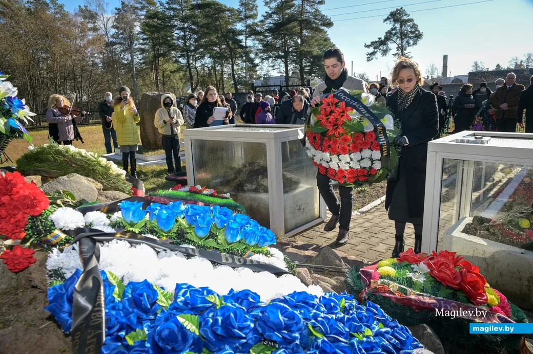 07.11.2021. Бобруйск. Траурные мероприятия на месте расстрела узников Бобруйского гетто в Каменке