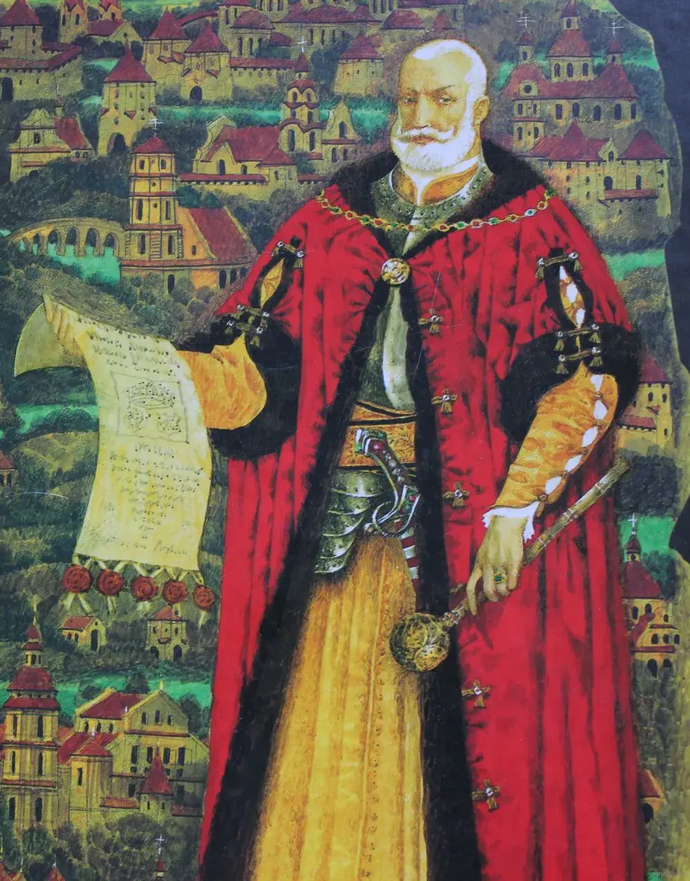 Канцлер Вялікага Княства Літоўскага Леў Сапега. Выява паводле: ay.by