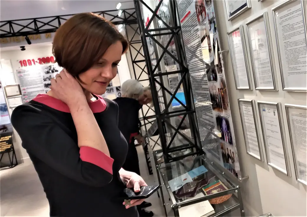 Могилев, 12.11.2021 г. В музее истории БРУ.