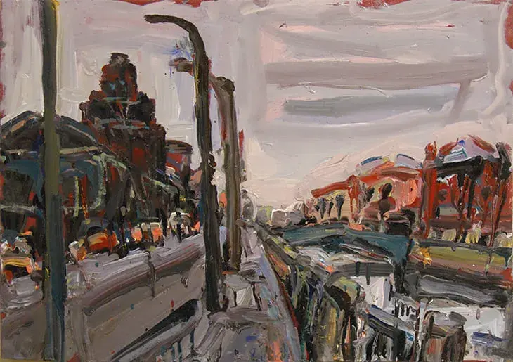 Борис Борщ. Питерский пейзаж. 2021 год.