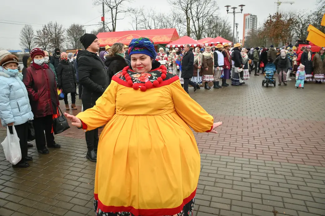19.11.2021. Могилев. Областной фестиваль-ярмарка «Дажынкі-2021» на площадке возле Дворца культуры области Могилева