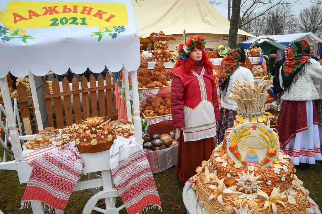 19.11.2021. Могилев Областной фестиваль-ярмарка «Дажынкі-2021» на площадке возле Дворца культуры области.