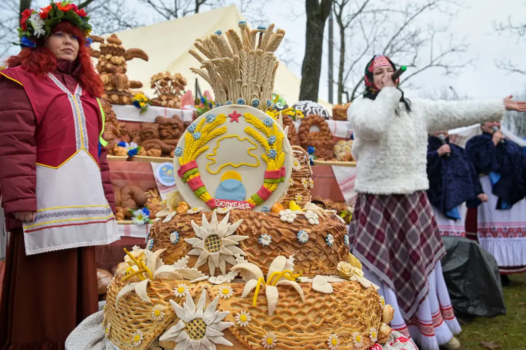 19.11.2021. Могилев Областной фестиваль-ярмарка «Дажынкі-2021» на площадке возле Дворца культуры области.