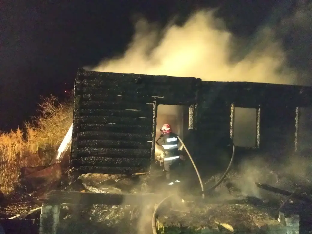 В деревне под Могилевом на пожаре погиб мужчина. 20.11.2021