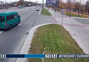 Два пассажира маршрутного такси пострадали в результате ДТП в Могилеве