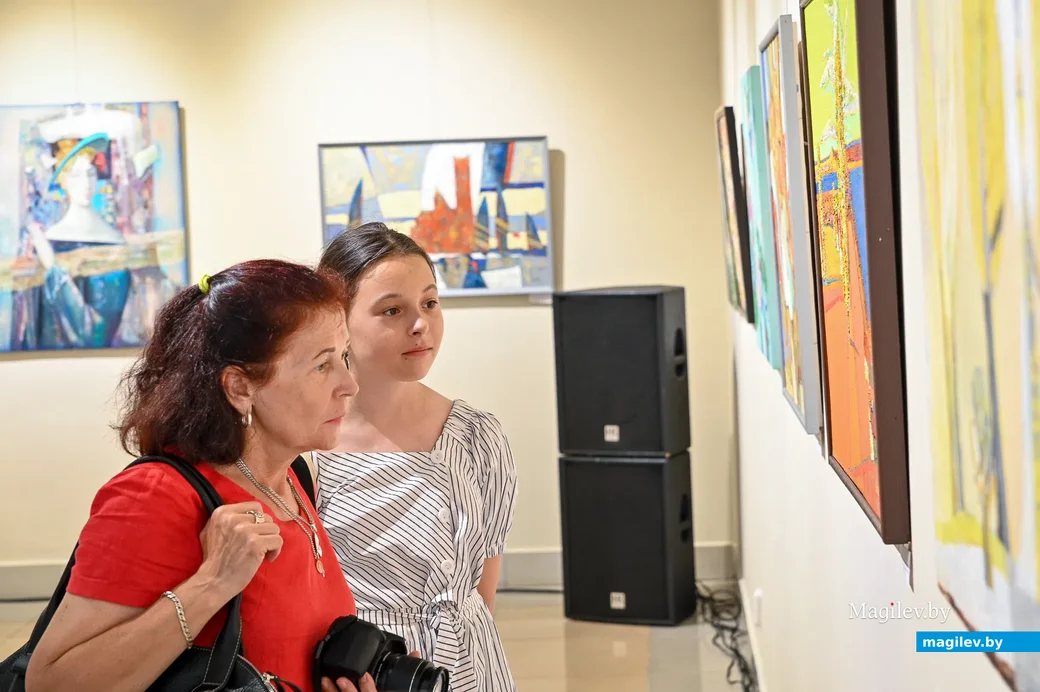 15.07.2021. Бобруйск. Открытие художественной выставки «Кола часу» и выставки детского рисунка в