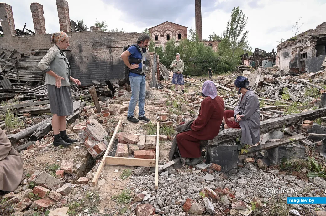 06.08.2021. Бобруйск. Съемки фильма под рабочим названием «Пламя под пеплом» проходят в Бобруйске.