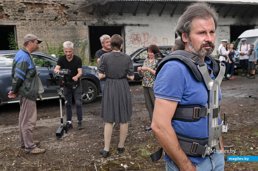 06.08.2021. Бобруйск. Съемки фильма под рабочим названием «Пламя под пеплом» проходят в Бобруйске.