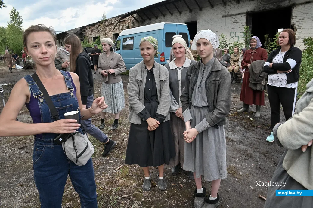 06.08.2021. Бобруйск. Съемки фильма под рабочим названием «Пламя под пеплом» проходят в Бобруйске.