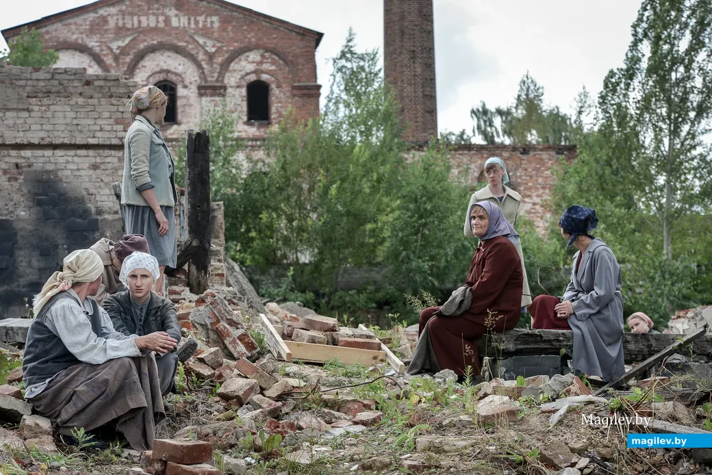 06.08.2021. Бобруйск. Съемки фильма под рабочим названием «Пламя под пеплом» проходят в Бобруйске.