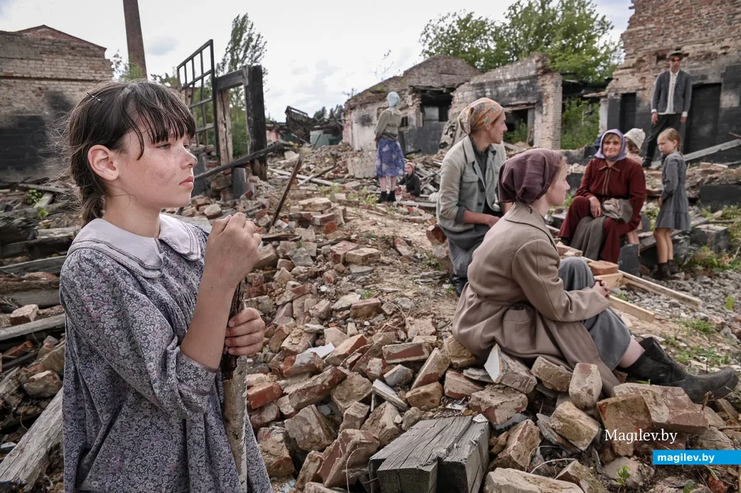 06.08.2021. Бобруйск. Съемки фильма под рабочим названием «Пламя под пеплом» проходят в Бобруйске.