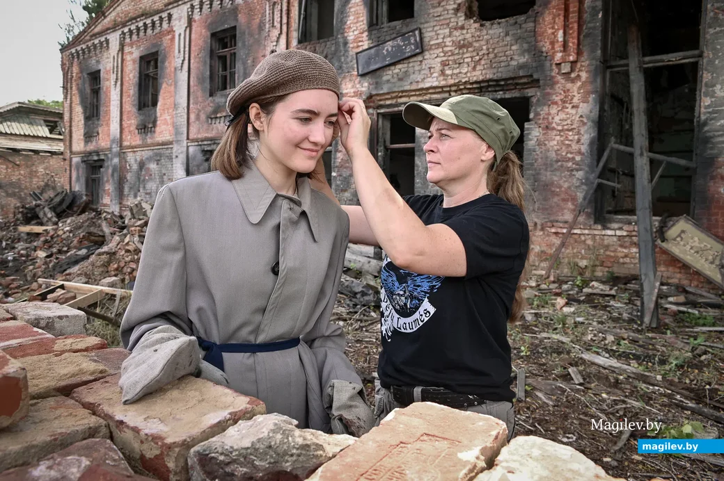 06.08.2021. Бобруйск. Съемки фильма под рабочим названием «Пламя под пеплом» проходят в Бобруйске.