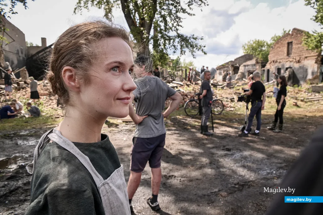 06.08.2021. Бобруйск. Съемки фильма под рабочим названием «Пламя под пеплом» проходят в Бобруйске.