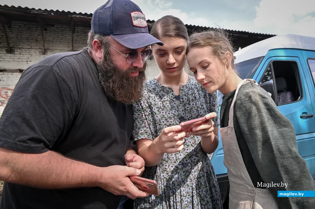 06.08.2021. Бобруйск. Съемки фильма под рабочим названием «Пламя под пеплом» проходят в Бобруйске.