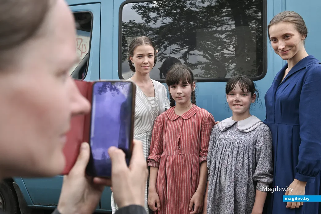 06.08.2021. Бобруйск. Съемки фильма под рабочим названием «Пламя под пеплом» проходят в Бобруйске.