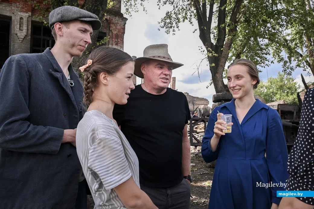 06.08.2021. Бобруйск. Съемки фильма под рабочим названием «Пламя под пеплом» проходят в Бобруйске.