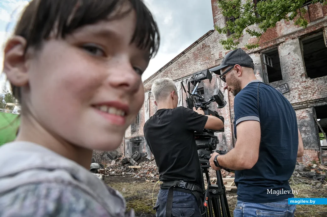 06.08.2021. Бобруйск. Съемки фильма под рабочим названием «Пламя под пеплом» проходят в Бобруйске.