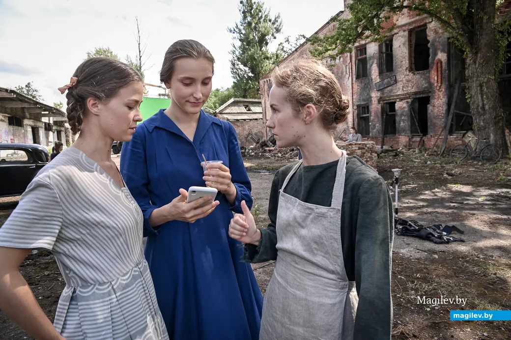 06.08.2021. Бобруйск. Съемки фильма под рабочим названием «Пламя под пеплом» проходят в Бобруйске.