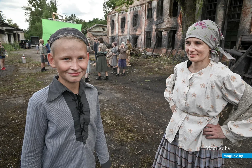 06.08.2021. Бобруйск. Съемки фильма под рабочим названием «Пламя под пеплом» проходят в Бобруйске.
