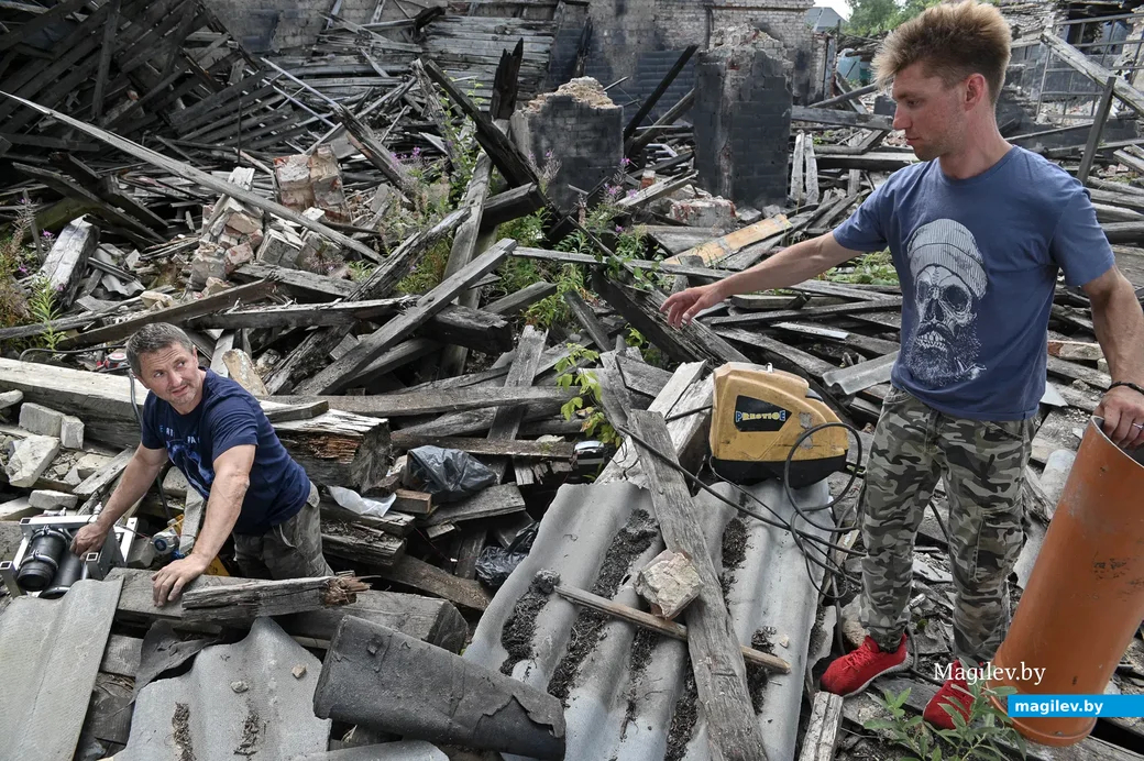 06.08.2021. Бобруйск. Съемки фильма под рабочим названием «Пламя под пеплом» проходят в Бобруйске.
