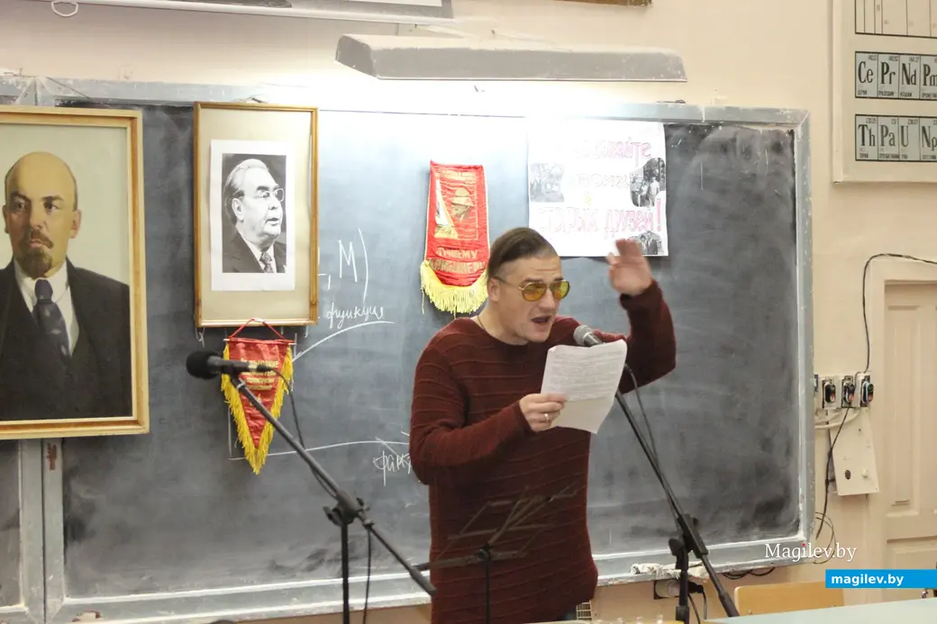 Иван Трус в тот вечер был в ударе. БРУ, 2017 год.